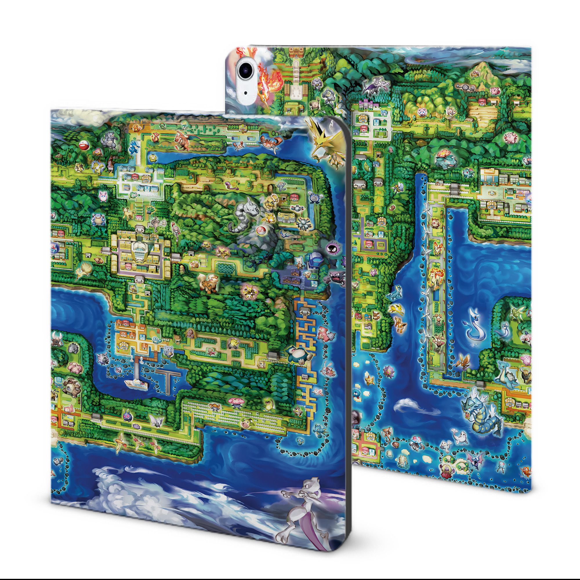 （画像用） ポケットモンスター Pokémon IPad ケース ブック型 PUレザー TPU 耐衝撃 軽量 薄型 ペン収納なし 全面保護 IPad 各モデル対応
